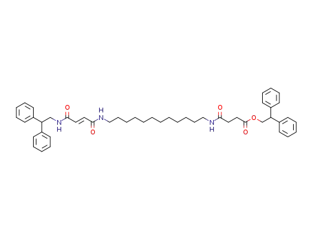 <i>N</i>-{12-[3-(2,2-diphenyl-ethylcarbamoyl)-acryloylamino]-dodecyl}-succinamic acid 2,2-diphenyl-ethyl ester