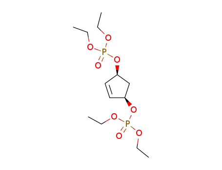 Molecular Structure of 139107-60-1 (meso-4-cyclopentene-1,3-diyl bis(diethyl phosphate))