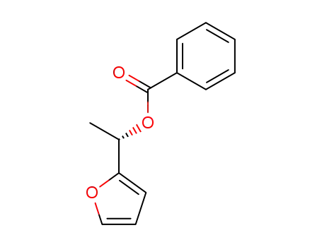 Molecular Structure of 201279-57-4 ((S)-benzoic acid 1-furan-2-yl-ethyl ester)
