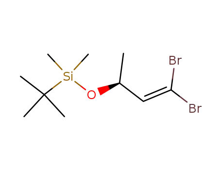 1,1-dibromo-3(S)-<(tert-butyldimethylsilyl)oxy>-1-butene