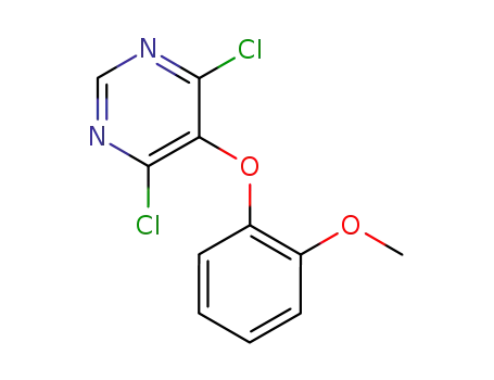 4,6-dichloro-5-(2-methoxyphenoxy)pyrimidine