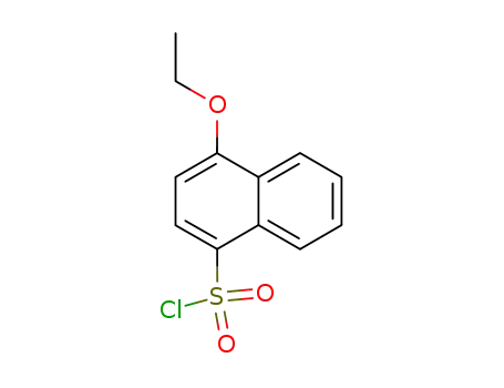 Molecular Structure of 91222-55-8 (4-ethoxy-1-naphthalenesulfonyl chloride(SALTDATA: FREE))