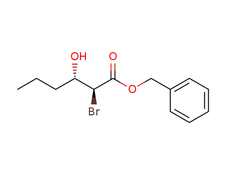 benzyl (2S,3S)-2-bromo-3-hydroxyhexanoate