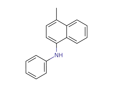 Molecular Structure of 51793-09-0 (4-Methyl-N-phenylnaphthalen-1-aMine)