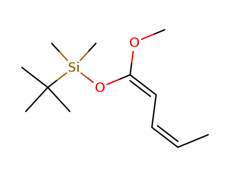 Molecular Structure of 172821-21-5 (Silane,
(1,1-dimethylethyl)[[(1Z,3Z)-1-methoxy-1,3-pentadienyl]oxy]dimethyl-)