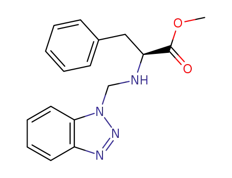 methyl (2S)-[(1H-1,2,3-benzotriazol-1-ylmethyl)amino]-3-phenylpropanoate