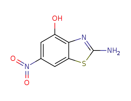 Molecular Structure of 460044-83-1 (4-Benzothiazolol,2-amino-6-nitro-(9CI))