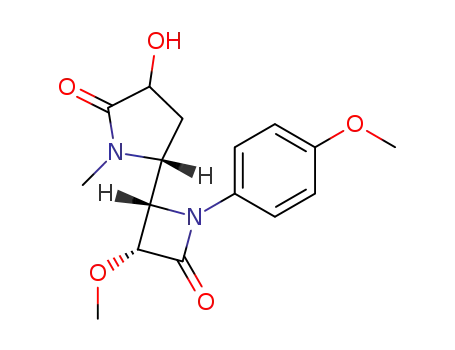 (R)-3-Hydroxy-5-[(2S,3R)-3-methoxy-1-(4-methoxy-phenyl)-4-oxo-azetidin-2-yl]-1-methyl-pyrrolidin-2-one