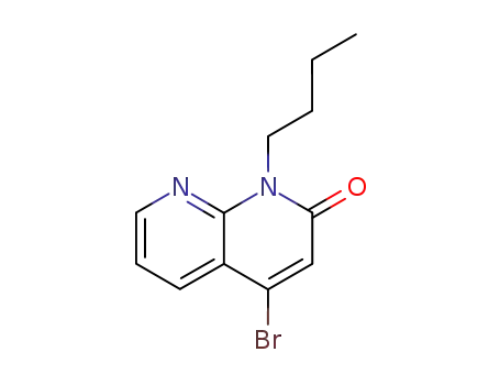 1,8-Naphthyridin-2(1H)-one, 4-bromo-1-butyl-