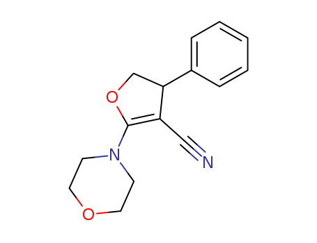 3-Furancarbonitrile, 4,5-dihydro-2-(4-morpholinyl)-4-phenyl-