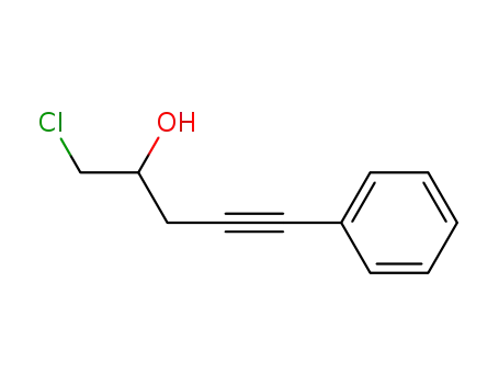 Molecular Structure of 3041-57-4 (4-Pentyn-2-ol, 1-chloro-5-phenyl-)