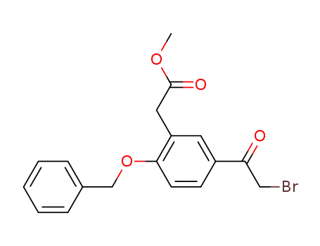 methyl (2-benzyloxy-5-bromoacetylphenyl)acetate