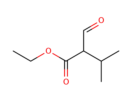 Molecular Structure of 21474-92-0 (ethyl 2-formyl-3-methylbutanoate)