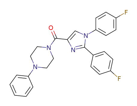1-{[1,2-bis(4-fluorophenyl)-1H-imidazol-4-yl]carbonyl}-4-phenylpiperazine