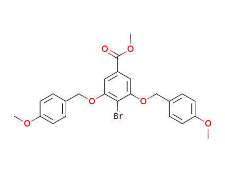 4-bromo-3,5-bis-(4-methoxybenzyloxy)-benzoic acid methyl ester