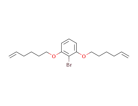 Molecular Structure of 500711-39-7 (Benzene, 2-bromo-1,3-bis(5-hexenyloxy)-)