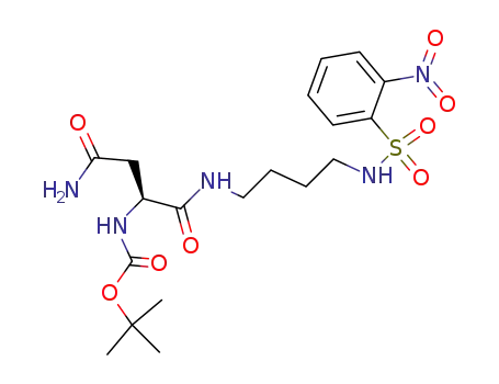 N-[N<sup>α</sup>-(tert-butoxycarbonyl)-L-asparaginyl]-N'-(2-nitrobenzenesulfonyl)-1,4-diaminopentane