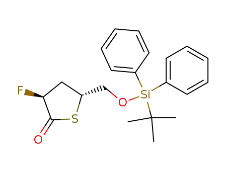 (3S,5R)-5-(tert-Butyl-diphenyl-silanyloxymethyl)-3-fluoro-dihydro-thiophen-2-one