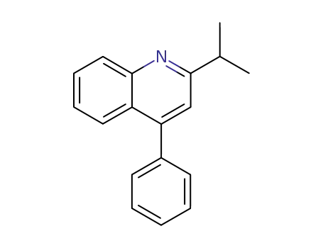 Quinoline, 2-(1-methylethyl)-4-phenyl-