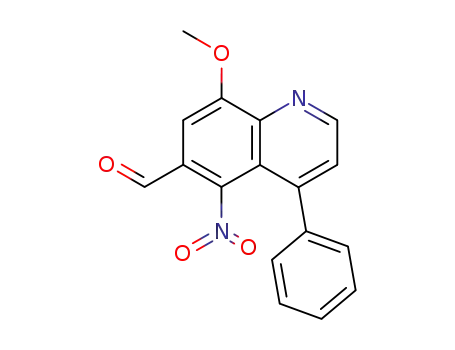8-methoxy-5-nitro-4-phenyl-6-quinolinecarbaldehyde