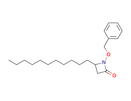 (+/-)-1-(O-benzyl)-4-undecyl-2-azetidinone