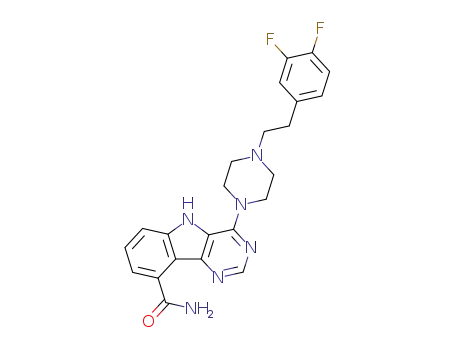 5H-Pyrimido[5,4-b]indole-9-carboxamide,
4-[4-[2-(3,4-difluorophenyl)ethyl]-1-piperazinyl]-