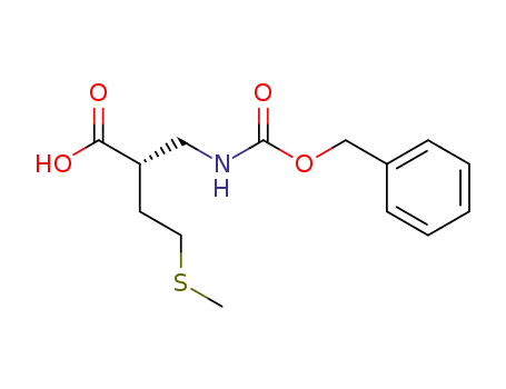 Butanoic acid,
4-(methylthio)-2-[[[(phenylmethoxy)carbonyl]amino]methyl]-, (2S)-