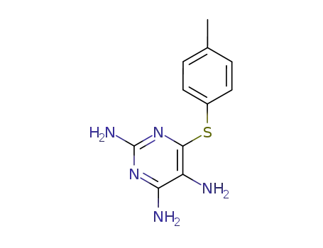 6-[(4-methylphenyl)sulfanyl]-2,4,5-pyrimidinetriamine