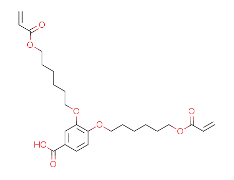 3,4-Di-(6-acryloyloxyhexyloxy)benzoic acid