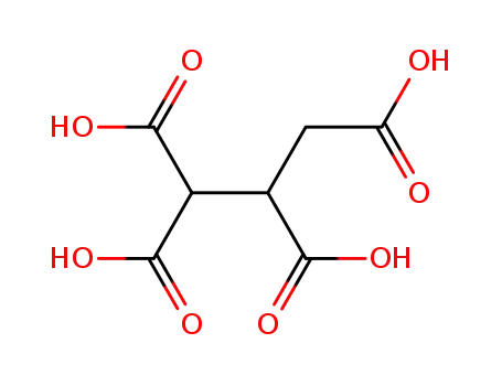 Molecular Structure of 63247-16-5 (1,1,2,3-Propanetetracarboxylic acid)