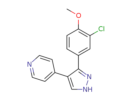 4-[3-(3-chloro-4-methoxyphenyl)-1H-pyrazol-4-yl] pyridine