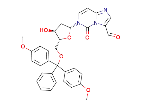 5'-O-(4,4'-Dimethoxytrityl)-3,N<sup>4</sup>-ethenocarbaldehyde-2'-deoxycytidine