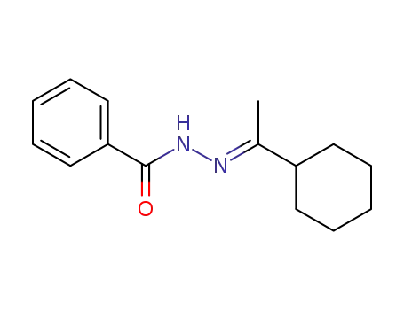 Benzoic acid, (2E)-(1-cyclohexylethylidene)hydrazide