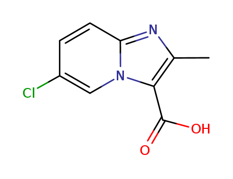 6-chloro-2-methylimidazo[1,2-a]pyridine-3-carboxylic acid(SALTDATA: FREE)