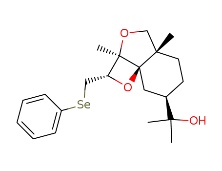 (3R,4R,5R)-1,4:3,5-diepoxy-2-phenylselanyl-1,2-secoeudesman-11-ol