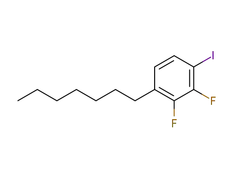 Benzene, 2,3-difluoro-1-heptyl-4-iodo-