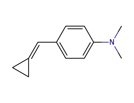 Molecular Structure of 488800-44-8 (4-(CyclopropylideneMethyl)-N,N-diMethylaniline)