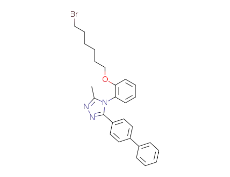 5-(4-biphenyl)-4-[2-(6-bromohexyloxy)phenyl]-3-methyl-1,2,4-triazole