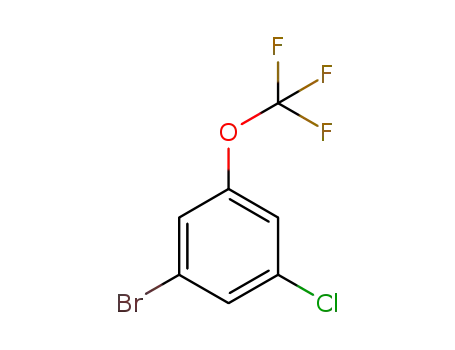 Molecular Structure of 1417567-41-9 (1-bromo-3-chloro-5-(trifluoromethoxy)benzene)
