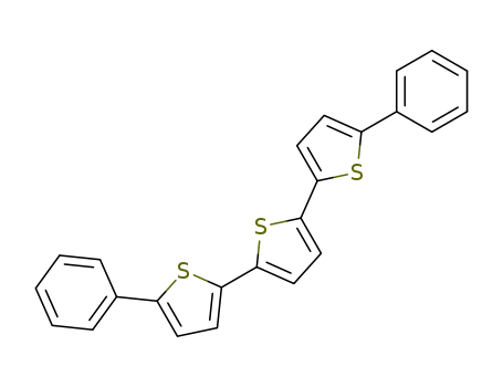 Molecular Structure of 1665-32-3 (2,2':5',2''-Terthiophene, 5,5''-diphenyl-)