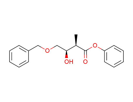 (-)-phenyl (2R,3R)-4-benzyloxy-3-hydroxy-2-methylbutanoate