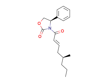 (4R)-3-((5S)-(2E)-methyloct-2-enoyl)-4-phenyloxazolidin-2-one