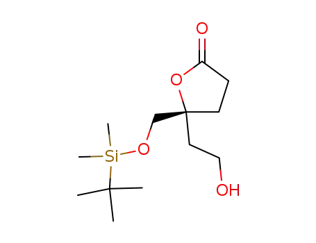 5-O-tert-butyldimethylsilyl-4-C-(2-hydroxyethyl)-2,3-dideoxy-D-glycero-pentono-1,4-lactone