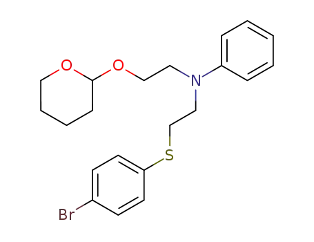 Benzenamine,
N-[2-[(4-bromophenyl)thio]ethyl]-N-[2-[(tetrahydro-2H-pyran-2-yl)oxy]eth
yl]-