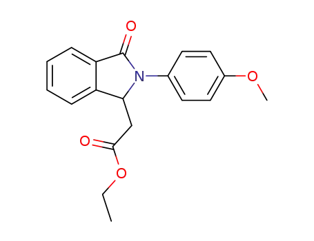 ethyl 2-(2-(4-methoxyphenyl)-3-oxoisoindolin-1-yl)acetate