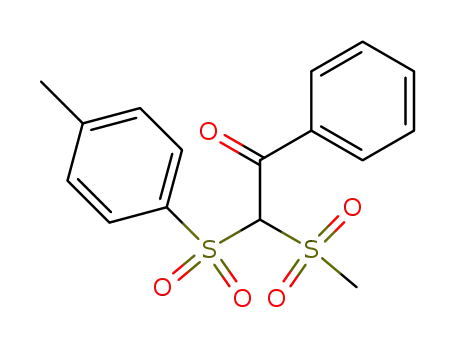 Ethanone, 2-[(4-methylphenyl)sulfonyl]-2-(methylsulfonyl)-1-phenyl-