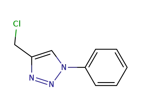 Molecular Structure of 924868-97-3 (4-(CHLOROMETHYL)-1-PHENYL-1H-1,2,3-TRIAZOLE)