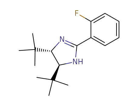 1H-Imidazole, 4,5-bis(1,1-dimethylethyl)-2-(2-fluorophenyl)-4,5-dihydro-,
(4S,5S)-