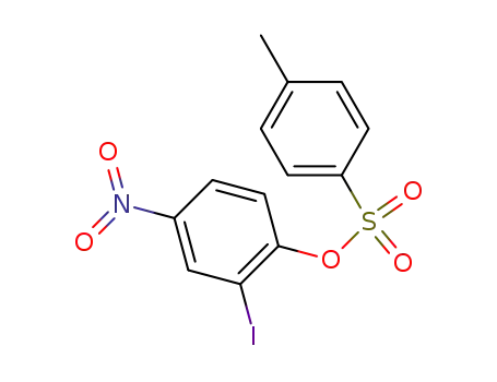Molecular Structure of 851077-62-8 (Phenol, 2-iodo-4-nitro-, 4-methylbenzenesulfonate (ester))