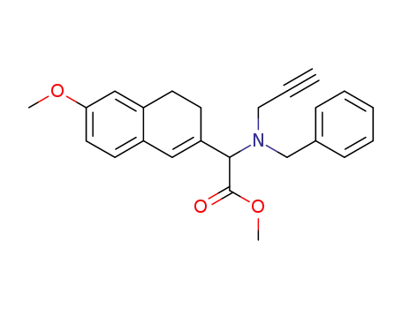(benzyl-prop-2-ynyl-amino)-(6-methoxy-3,4-dihydro-naphthalen-2-yl)-acetic acid methyl ester